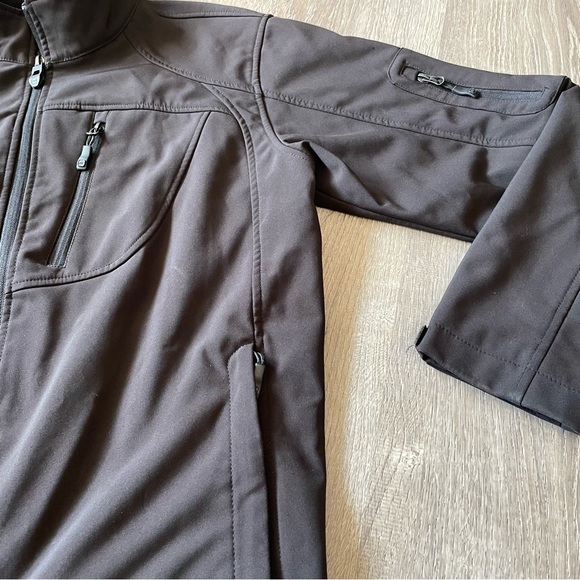 Free Country Medium Men’s Hard Shell Full Zip Long Sleeve Insulted Sweatshirt - Picture 4 of 11